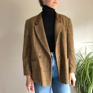 Vintage Les Copains Italian wool blazer